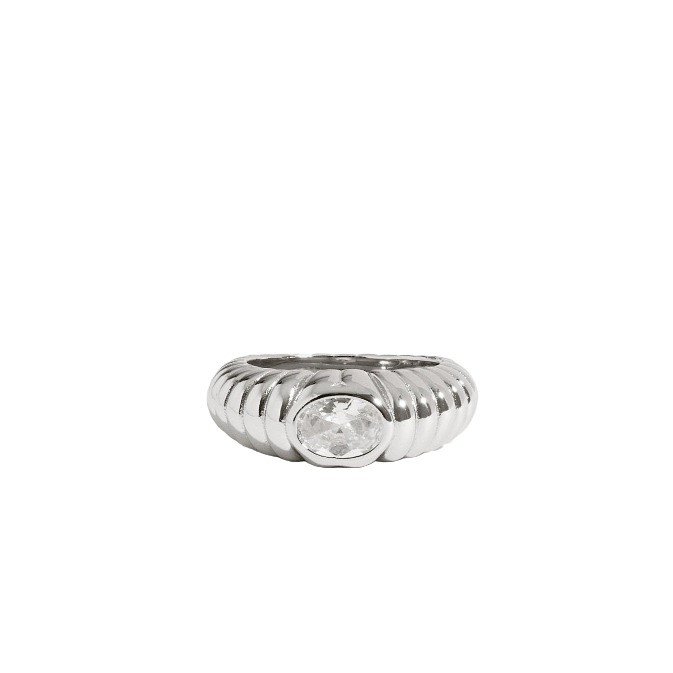 Solitaire Cloud Ring 0