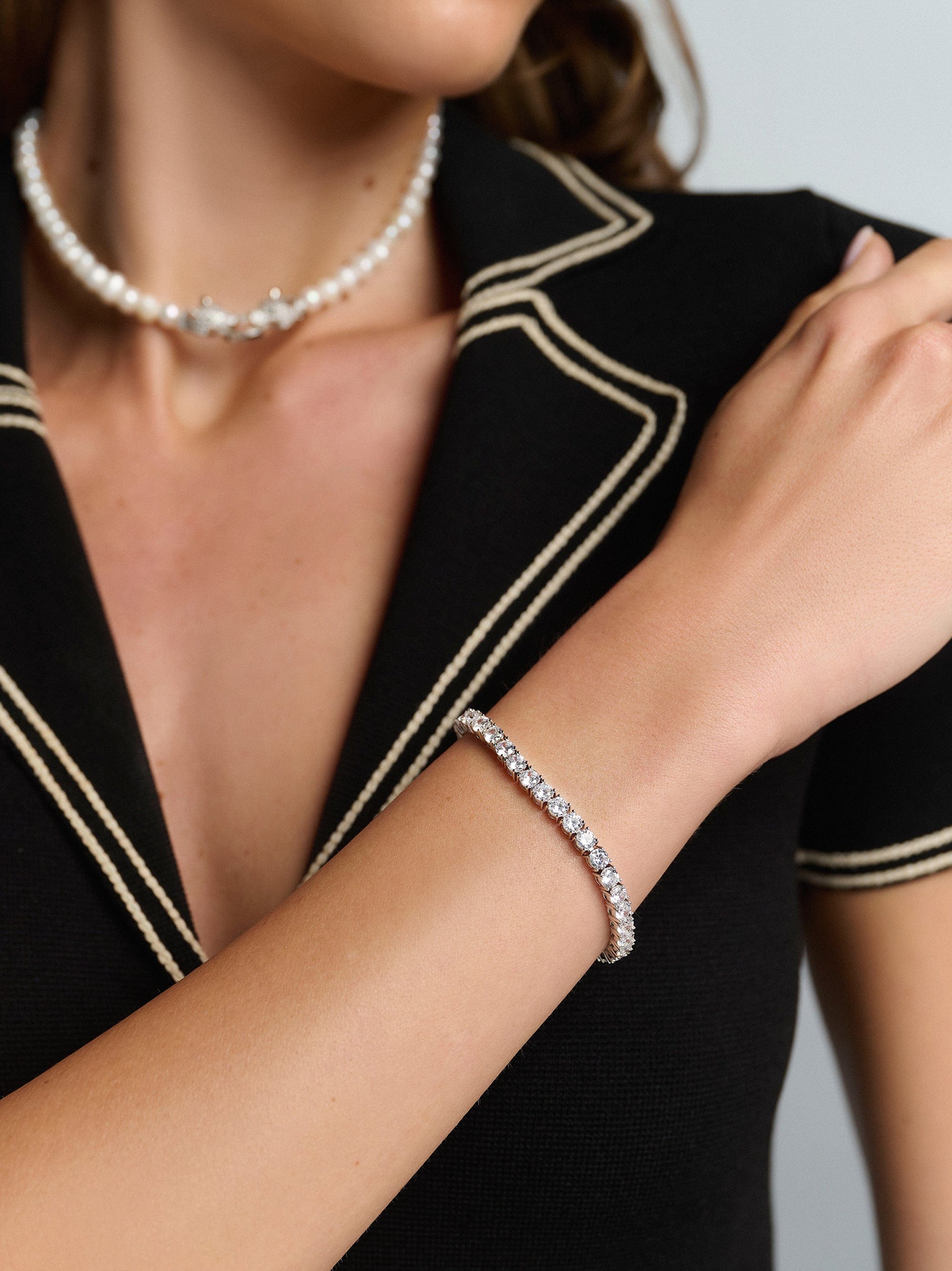 Tennis Bracelet In Silver 4