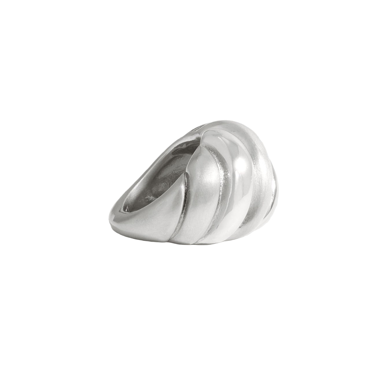 Matte & Shiny Dome Ring 2