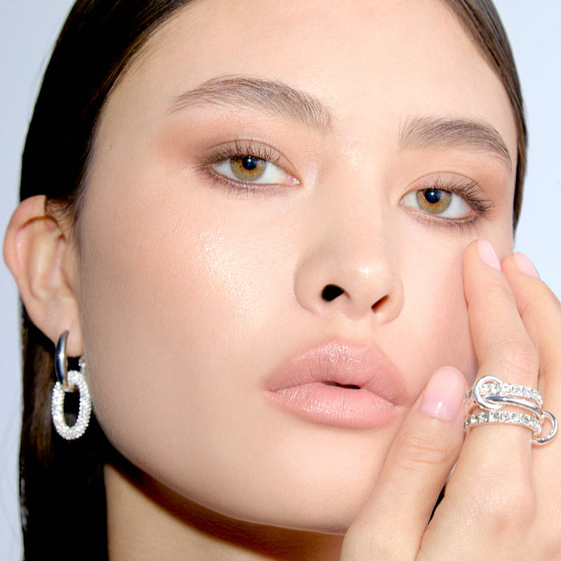 Quintuplet Interlocking Bare Links Ring 1