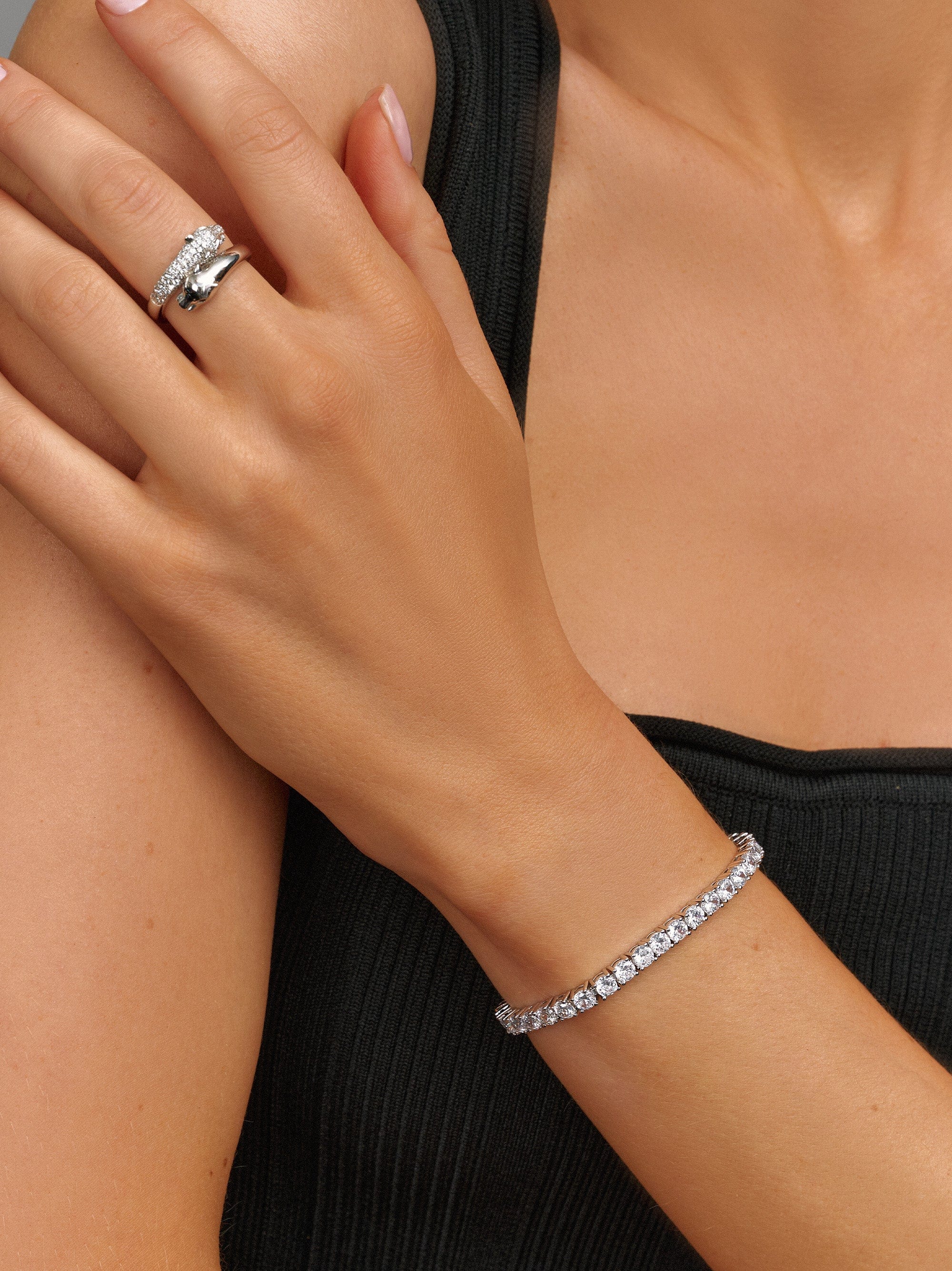 Tennis Bracelet In Silver 1