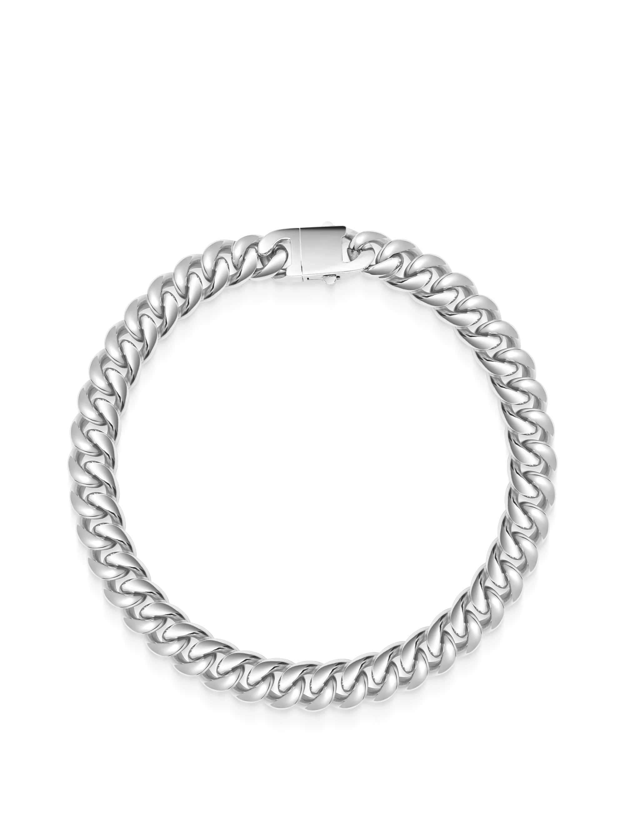 Women's Chunky Cuban Chain Choker 0